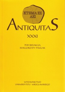 Antiquitas XXXI 