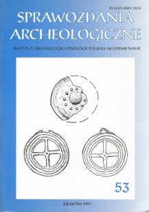 Sprawozdania Archeologiczne t. 53/2001